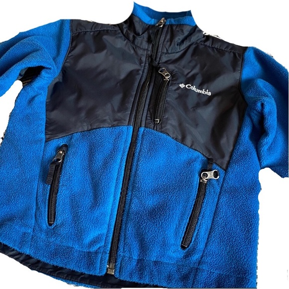 Columbia Boys Leapfrog Ballistic Fleece Jacket Full Zip - Picture 2 of 6